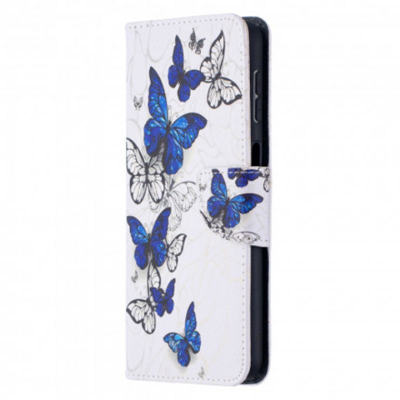 Housse Samsung Galaxy A432 5G Papillons Aquarelle