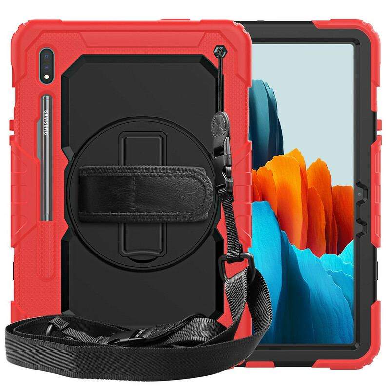 Coque Samsung Galaxy Tab S8 / Tab S7 Multi-Fonctionnelle Bicolore