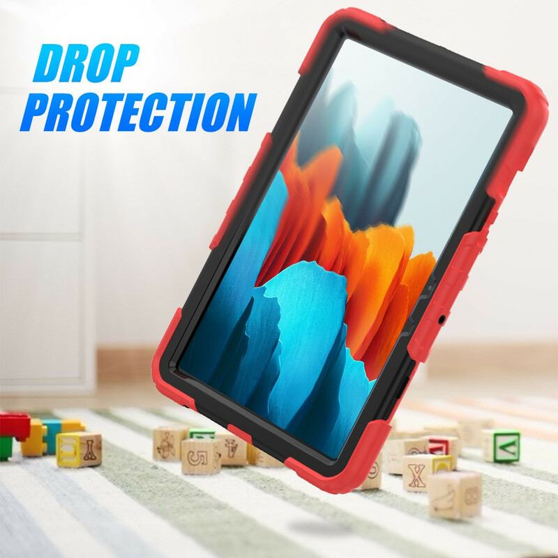 Coque Samsung Galaxy Tab S8 / Tab S7 Multi-Fonctionnelle Bicolore