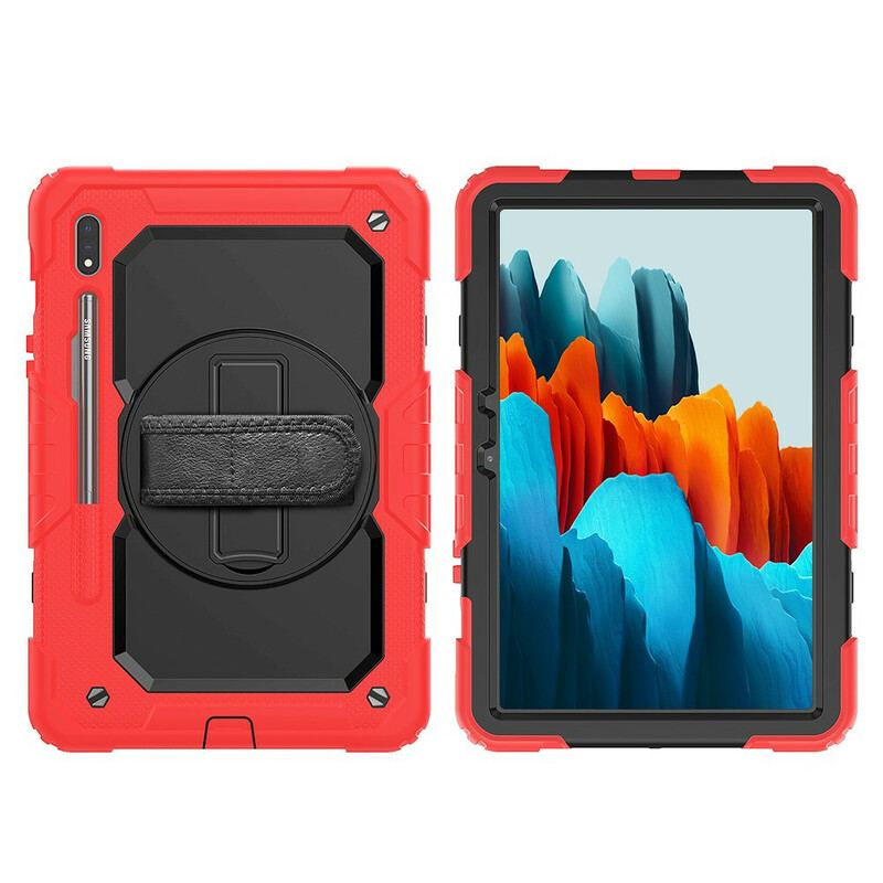 Coque Samsung Galaxy Tab S8 / Tab S7 Multi-Fonctionnelle Bicolore