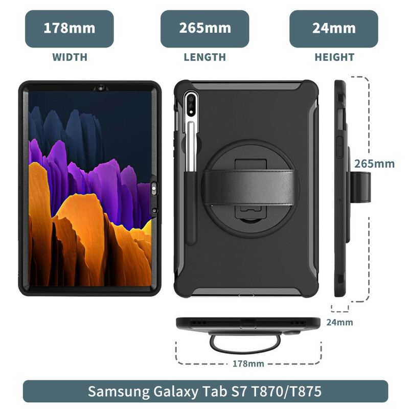 Coque Samsung Galaxy Tab S8 / Tab S7 Multi-Fonctionnelle Business