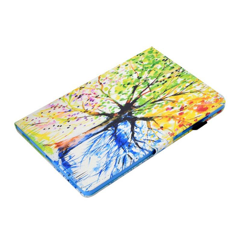 Housse Samsung Galaxy Tab S8 / Tab S7 Arbre Aquarelle