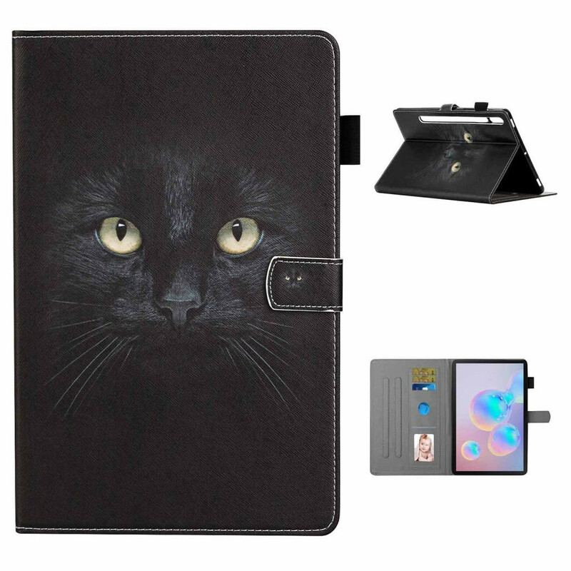 Housse Samsung Galaxy Tab S8 / Tab S7 Chat Noir