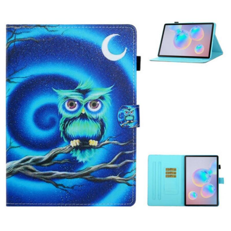 Housse Samsung Galaxy Tab S8 / Tab S7 Drôle de Hibou