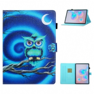 Housse Samsung Galaxy Tab S8 / Tab S7 Drôle de Hibou