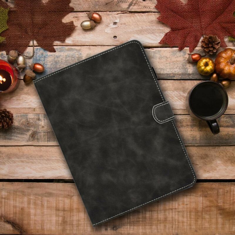 Housse Samsung Galaxy Tab S8 / Tab S7 Effet Cuir Design Vintage