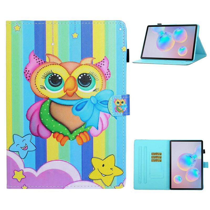 Housse Samsung Galaxy Tab S8 / Tab S7 Hibou Éclaté