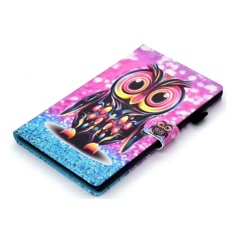 Housse Samsung Galaxy Tab S8 / Tab S7 Hibou Éclaté