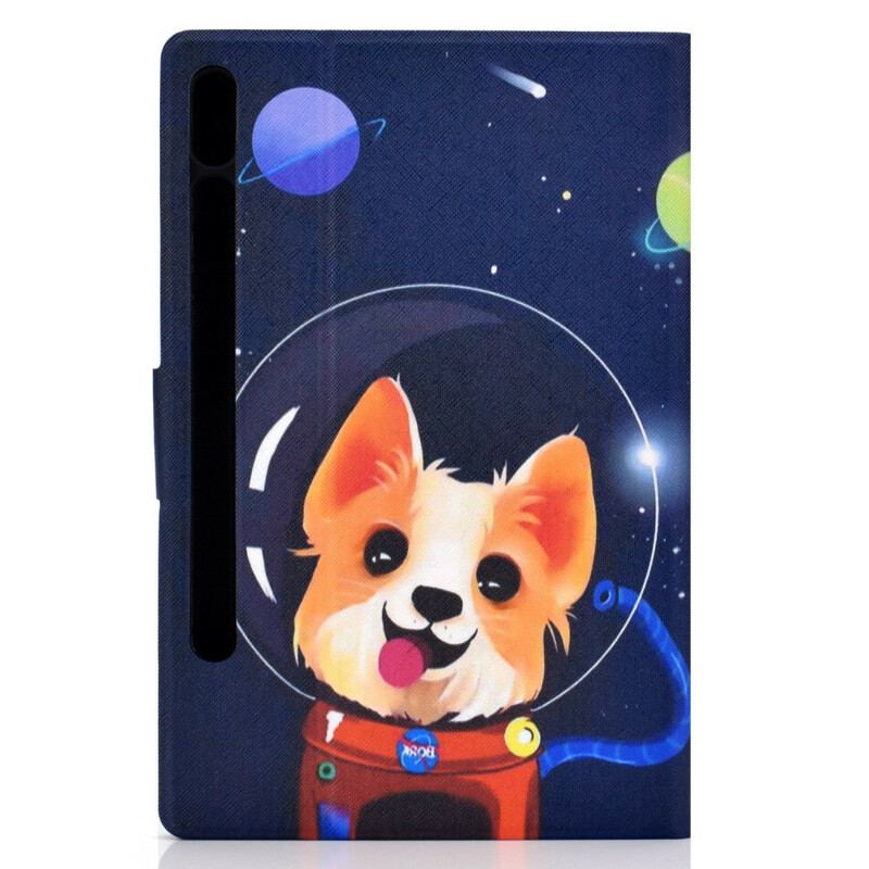 Housse Samsung Galaxy Tab S8 / Tab S7 Space Dog