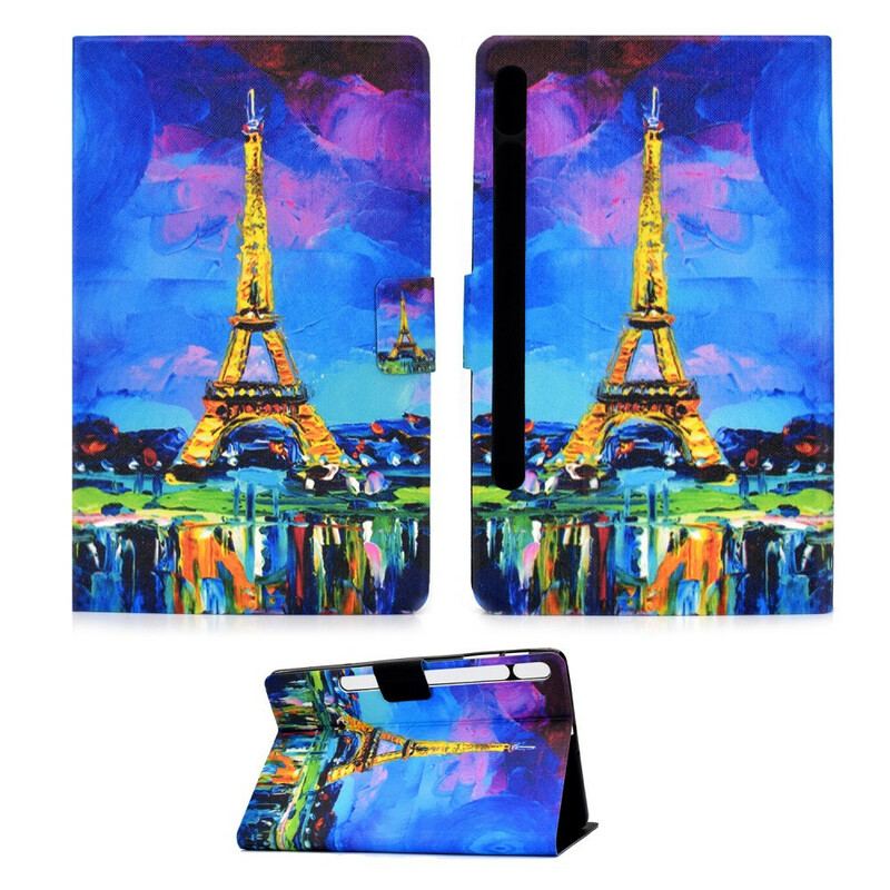 Housse Samsung Galaxy Tab S8 / Tab S7 Tour Eiffel