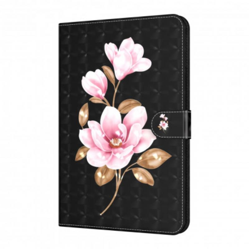 Housse Simili Cuir Samsung Galaxy Tab S8 / Tab S7 Fleurs D'Arbre