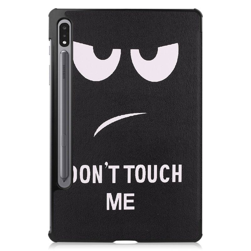 Smart Case Samsung Galaxy Tab S8 / Tab S7 Porte-Stylet Don't Touch Me