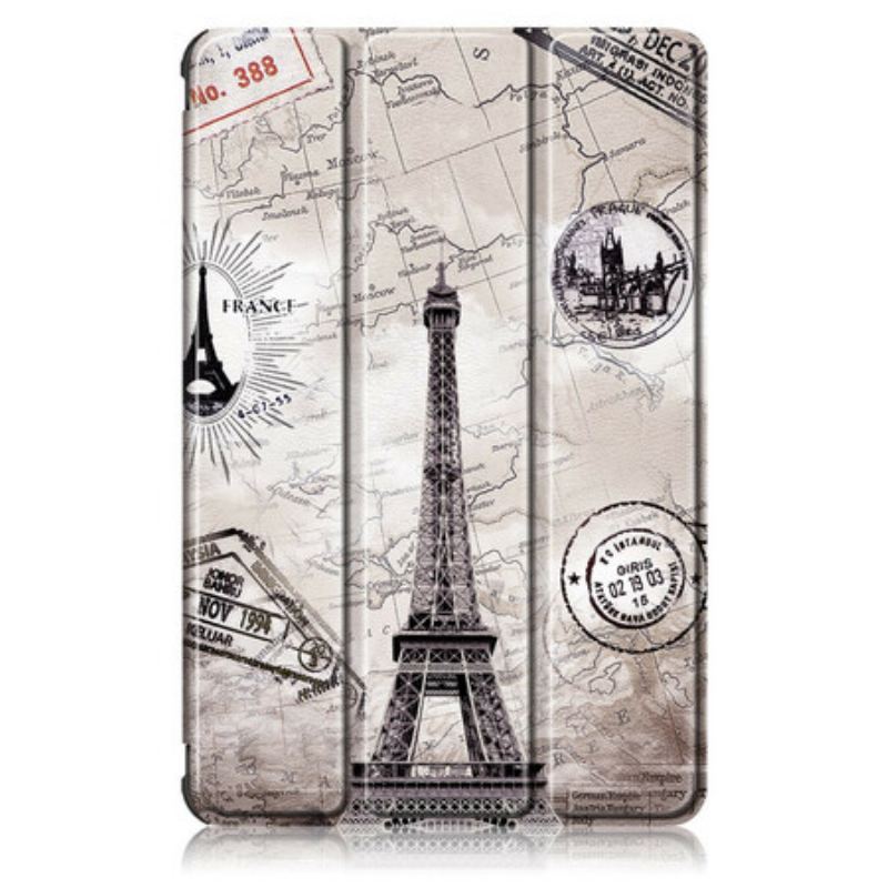 Smart Case Samsung Galaxy Tab S8 / Tab S7 Renforcée Tour Eiffel