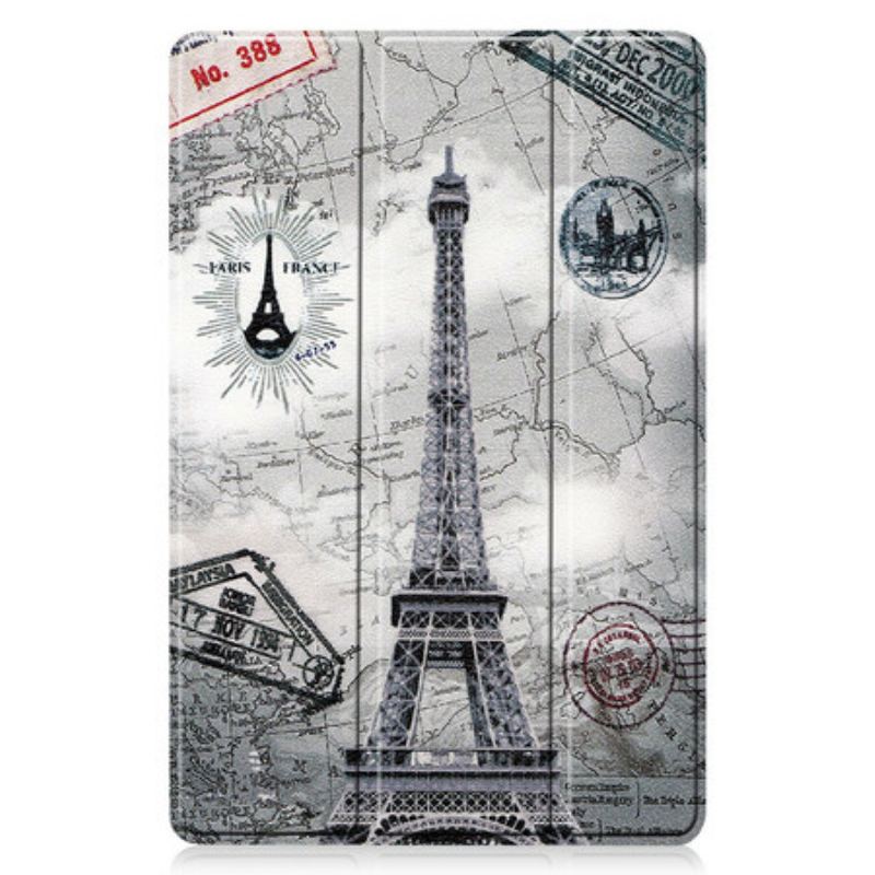 Smart Case Samsung Galaxy Tab S8 / Tab S7 Tour Eiffel Porte-Stylet