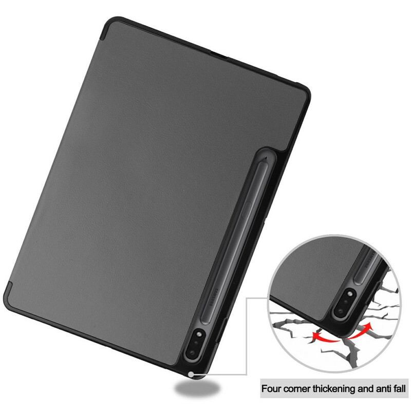 Smart Case Samsung Galaxy Tab S8 / Tab S7 Trois Volets Porte-Stylet