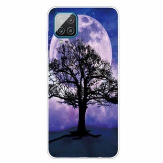 Coque Samsung Galaxy A12 / M12 Arbre et Lune