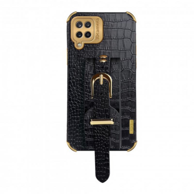 Coque Samsung Galaxy A12 / M12 Croco Bracelet