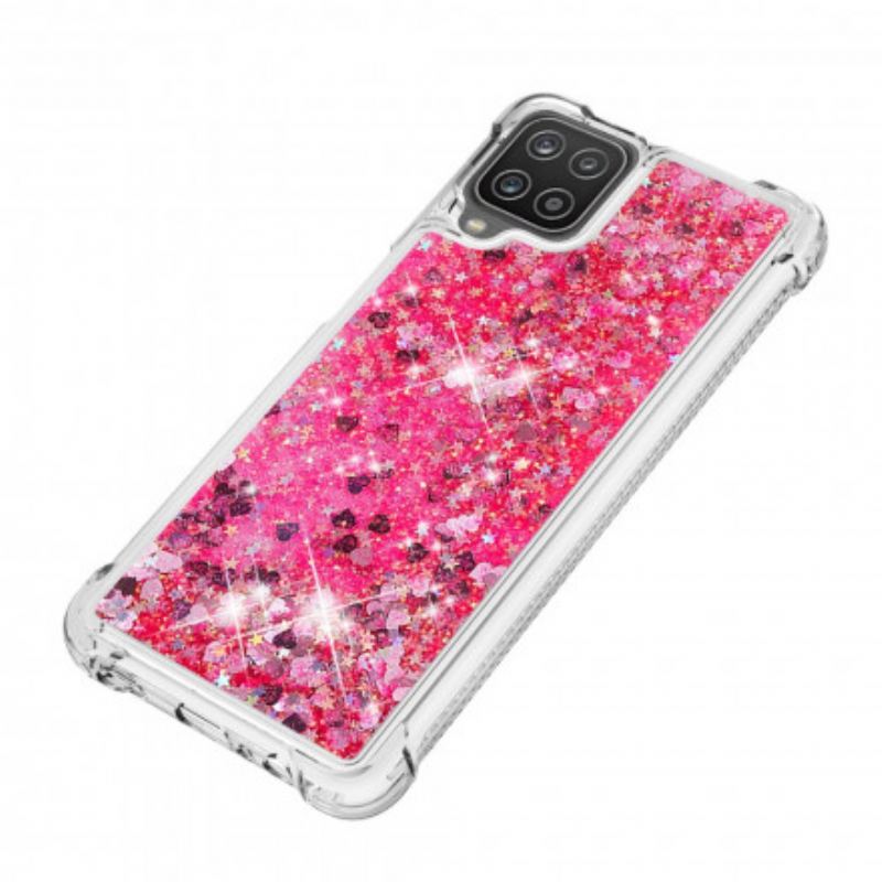 Coque Samsung Galaxy A12 / M12 Désire Paillettes