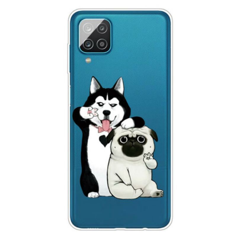 Coque Samsung Galaxy A12 / M12 Drôles de Chiens