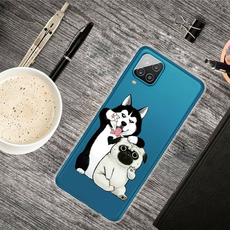 Coque Samsung Galaxy A12 / M12 Drôles de Chiens