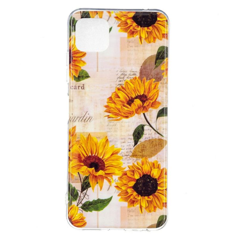 Coque Samsung Galaxy A12 / M12 Fleurs Fluorescentes