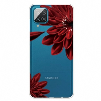 Coque Samsung Galaxy A12 / M12 Fleurs Sauvages