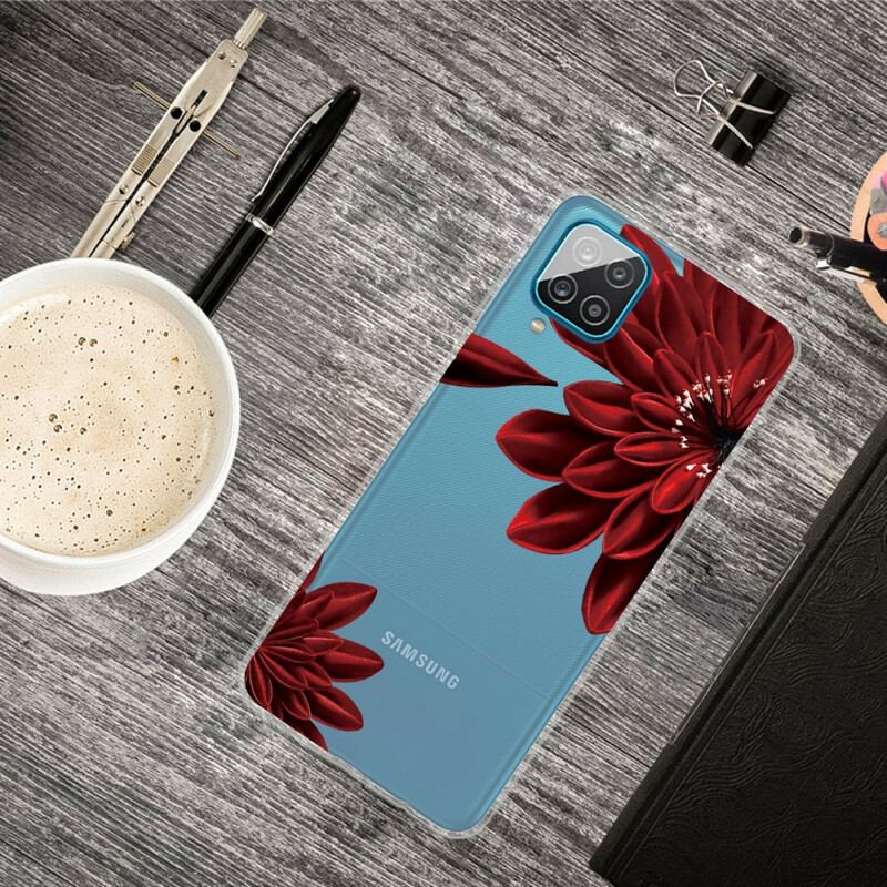 Coque Samsung Galaxy A12 / M12 Fleurs Sauvages