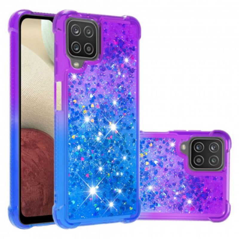 Coque Samsung Galaxy A12 / M12 Paillettes Colors