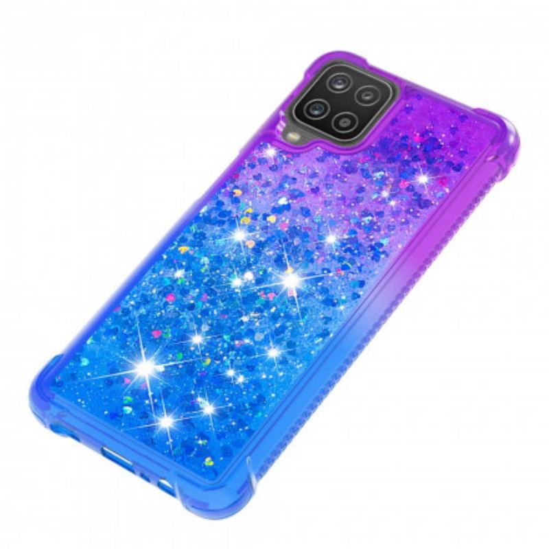 Coque Samsung Galaxy A12 / M12 Paillettes Colors