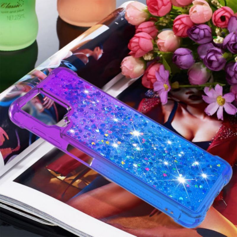 Coque Samsung Galaxy A12 / M12 Paillettes Colors