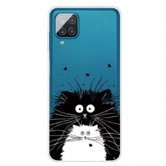 Coque Samsung Galaxy A12 / M12 Regarde les Chats