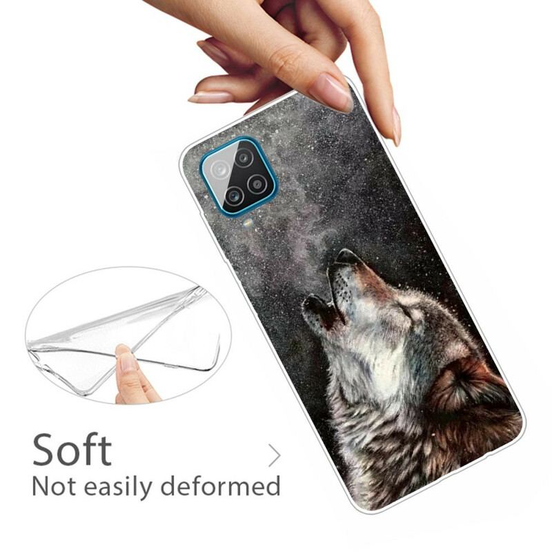 Coque Samsung Galaxy A12 / M12 Sublime Loup