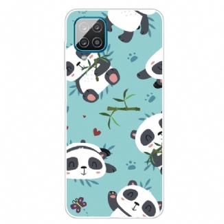 Coque Samsung Galaxy A12 / M12 Tas de Pandas