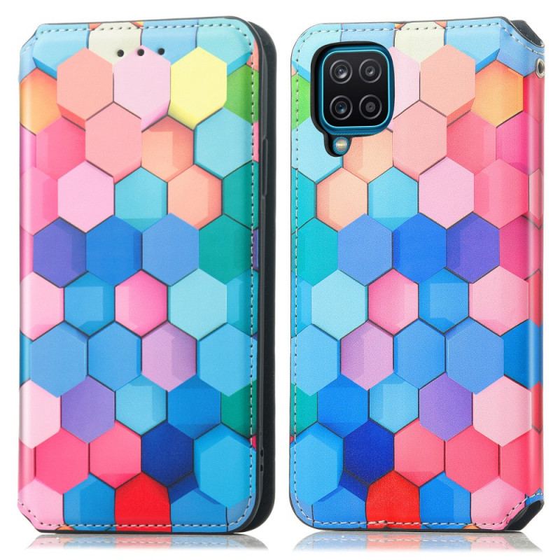 Flip Cover Samsung Galaxy A12 / M12 Design RFID Caseneo