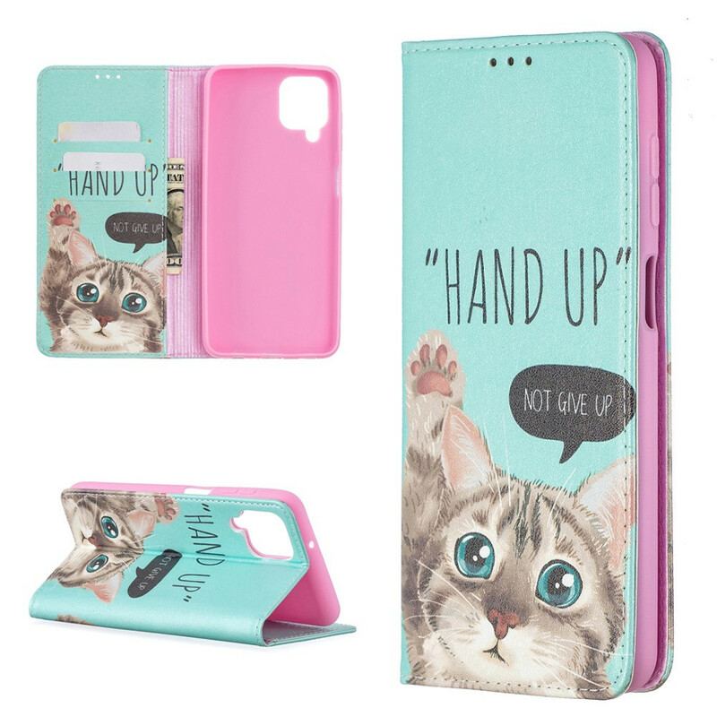 Flip Cover Samsung Galaxy A12 / M12 Hand Up