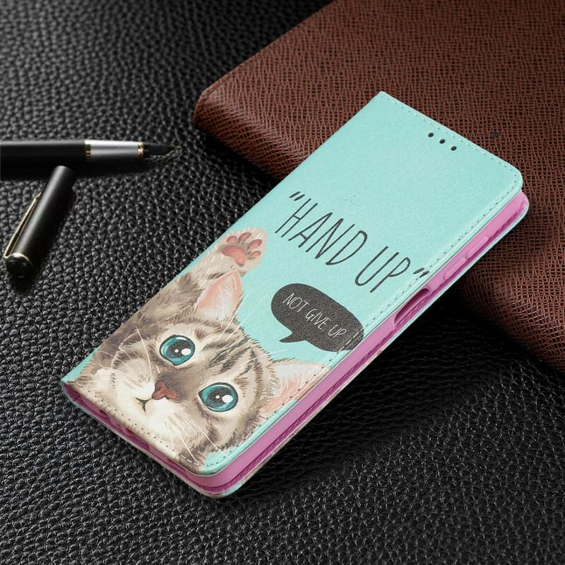 Flip Cover Samsung Galaxy A12 / M12 Hand Up