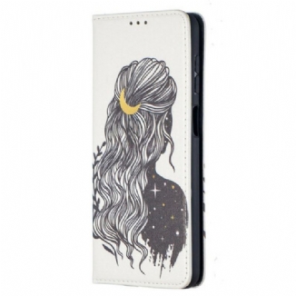 Flip Cover Samsung Galaxy A12 / M12 Jolie Chevelure