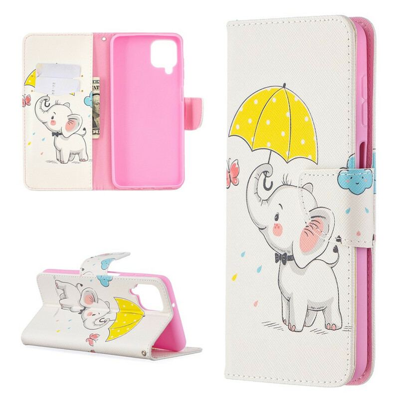 Housse Samsung Galaxy A12 / M12 Bébé Éléphant