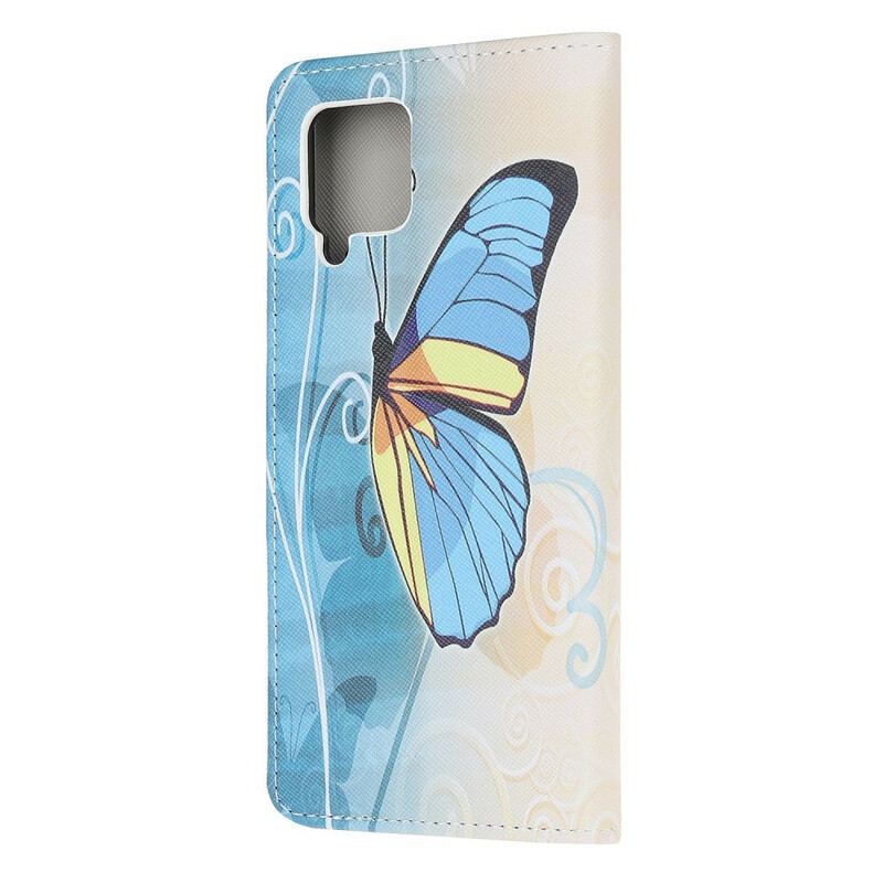 Housse Samsung Galaxy A12 / M12 Butterflies