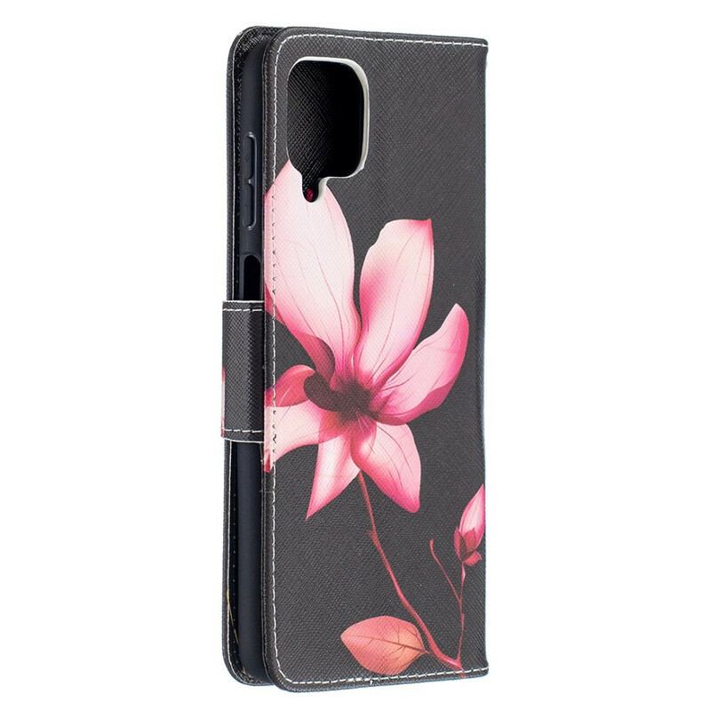 Housse Samsung Galaxy A12 / M12 Fleur Rose