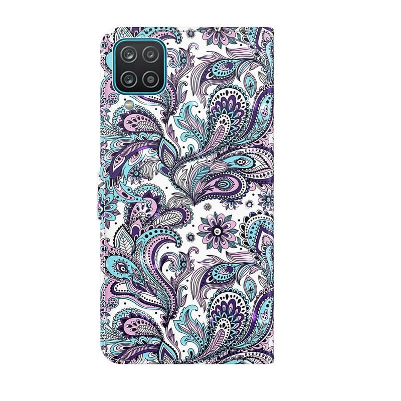 Housse Samsung Galaxy A12 / M12 Fleurs Motifs