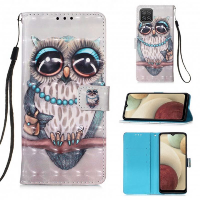 Housse Samsung Galaxy A12 / M12 Miss Hibou