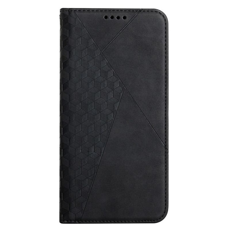 Flip Cover Oppo Find X3 Lite Effet Cuir Géo