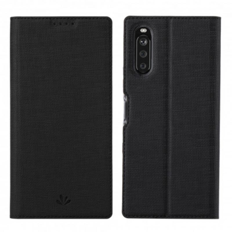 Flip Cover Sony Xperia 10 III Texturée VILI DMX