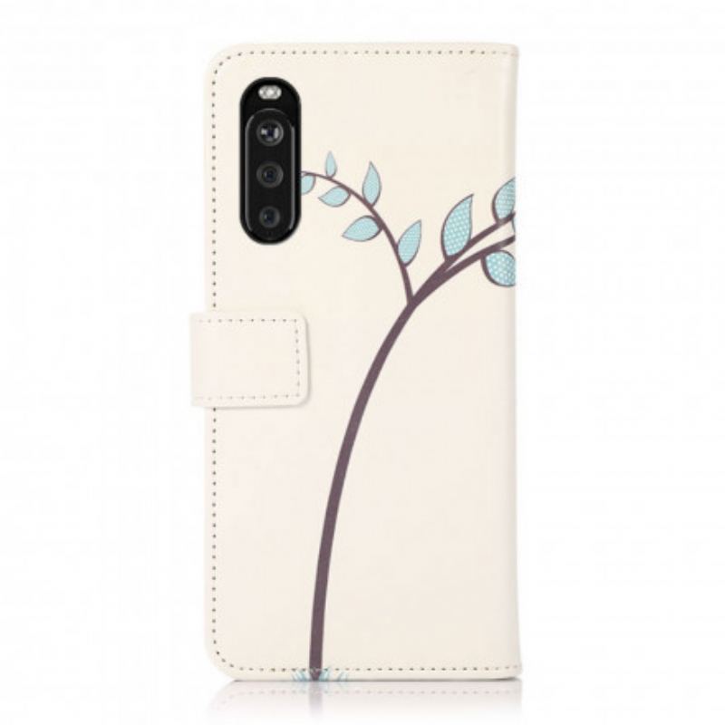 Housse Sony Xperia 10 III Couple De Hiboux Sur l'Arbre