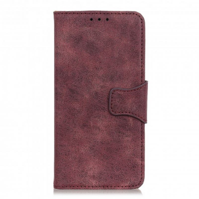 Housse Sony Xperia 10 III Cuir Fendu Vintage