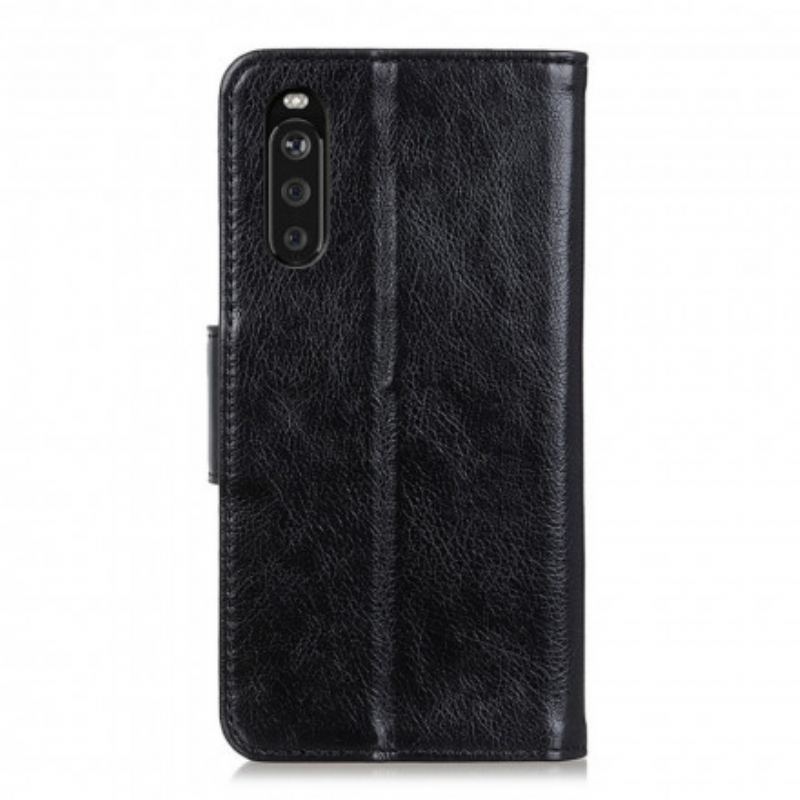 Housse Sony Xperia 10 III Cuir Nappa Fendu