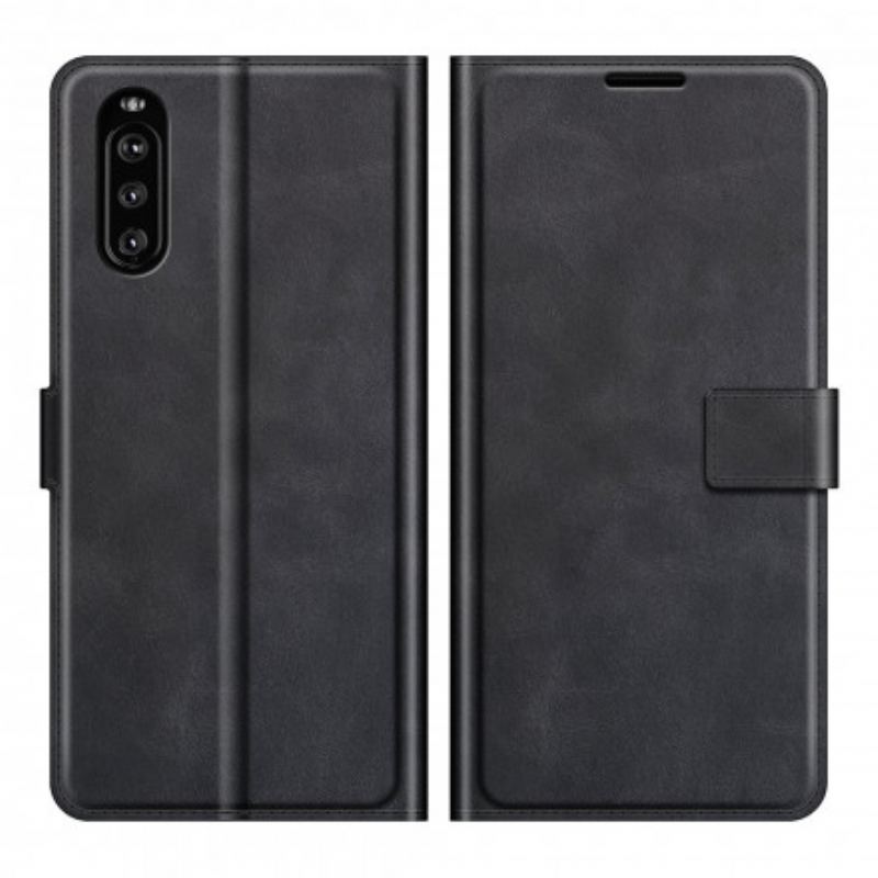 Housse Sony Xperia 10 III Effet Cuir Slim Extrême