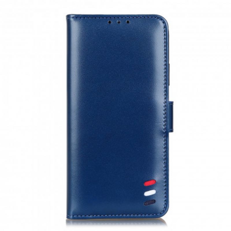 Housse Sony Xperia 10 III Effet Cuir Tricolore