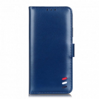 Housse Sony Xperia 10 III Effet Cuir Tricolore